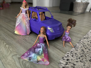 Barbie auto SUV a sada panenek - 2