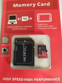 PAMĚŤOVÁ KARTA MICRO SD MORIC 32GB + ADAPTÉR - 2