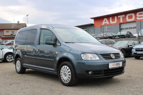 Volkswagen Caddy 2,0TDI 103KW, MAXI, 7-MÍST, TAŽNÉ, r.v.2010 - 2