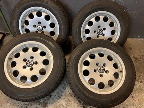 Zimní ALU sada Škoda, VW, AUDI 5x112 rozměr 215/60 R16 - 2