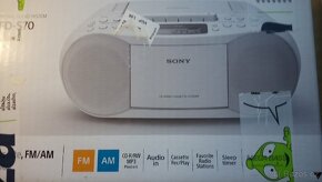 Prodám rádio Sony+sluchátka Sony - 2