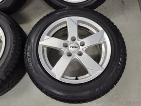 Alu kola 16" Rial 5x112 zimni pneu 4,5-5mm - 2