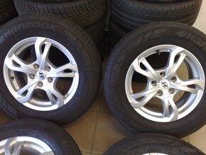 alu kola 5x114,3 r16 original hyundai tucson-čidla tpms - 2