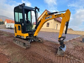 Jcb 16c minibagr 1.8T + 4x lžíce zánovní stav - 2