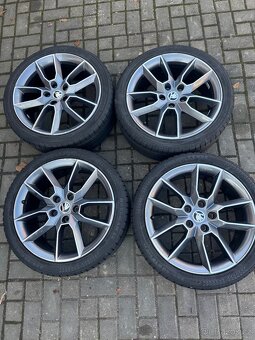 ORIGINÁL Alu Škoda GEMINI R18, 5x112 - VČ. PNEU - 2