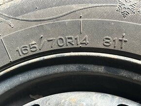 ZIMNÍ PNEU + DISKY 165/70/R14" 5x100, ŠKODA VW , SEAT - 2