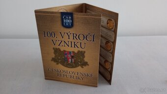 100 let Vzniku Československa pamětní mince + sběratelské de - 2