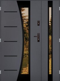 Venkovní vchodové dveře  BRUNO NOIR - 2