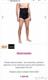 Pánská slipová bandáž Lipoelastic - pooperační prádlo vel. S - 2