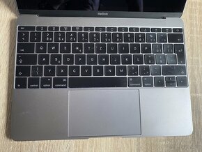 Apple Macbook 12 A1534 šedý retina displej - nová baterie - 2