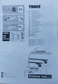 Kit Thule 3078 - Renault Megane II, Scenic II, Grand Scenic - 2