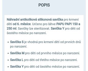 silikonové savičky Papu Papi - 2