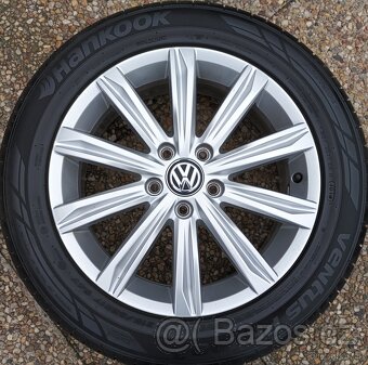 Originál alu sada disků VW Touran 5x112 R17 Stockholm - 2