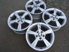 Alu disky origo Škoda 16", rozteč 5x112, ET 48 ,šíře 6J - 2