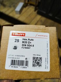 Matky HILTI M10,M12,M16,M20 - 2