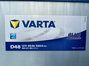 autobaterie Varta 12V 60 Ah, zánovní, 2 ks - 2