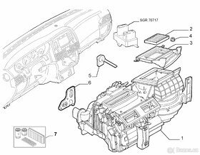 Nový filtr kabinový - Fiat Marea originál č. 60653641 - 2