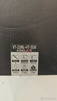 Kingjoy VT-2100 +VT3530 stativ s fluidní hlavou - 2