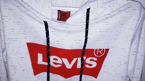 Levi's Nová Bílá Mikina s Kapucí - 2