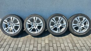 Alu kola 5x114,3 R17 sportovní pneu 225/45 - 2