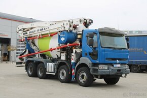 Renault KERAX 420, EURO 3, 7m3, 8X4, ČERPADLO NA BETON - 2