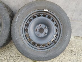 Zimní pneu 205/60 R16 96H vč ráfku 5x112 na Vw Sharan - 2