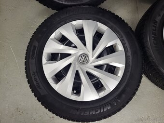 Originál 15" VW Škoda 5x100 zimní pneu 4,5-7mm - 2