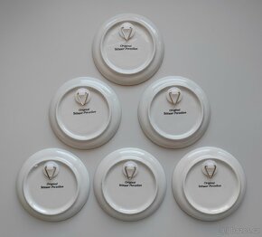 Nádherný porcelánový talíře Tettauer s květinovým motivem - 2
