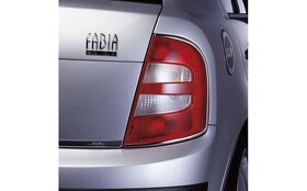 Ozdobné lišty zadních světel Škoda Fabia 1 99-07 - 2