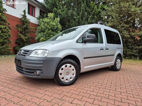 VW Caddy 1.9TDI 77kW,1maj,klima,bez koroze,senzory - 2