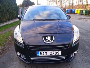 PEUGEOT 5008 1,6HDi82kw,rv11/2011,BLACK,ALU,5-MÍST,STK - 2