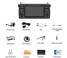 BMW E46 Android autorádio s GPS a Bluetooth - 2