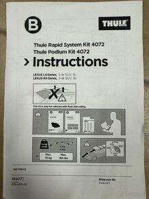 Thule Kit 4072 na Lexus RX 2016-2022 - 2