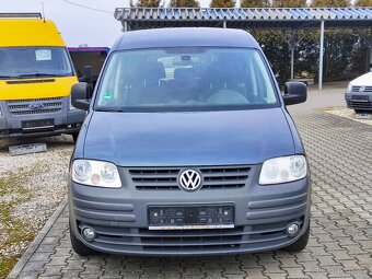 VOLKSWAGEN CADDY 1.9 TDi LIFE, SERVISKA,KLIMATIZACE,CENTRÁL, - 2