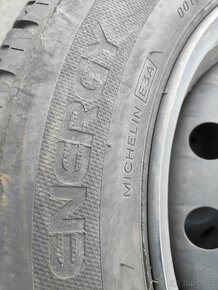 175/65R14 82T Michelin Energy+plech.disky v pěkném stavu - 2