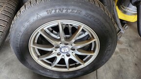 orig. alu kola Mercedes 17" + pneu Dunlop winter sport - 2