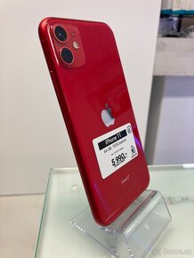 iPhone 11 - 64GB - 100% BAT - 6M ZÁRUKA - RED - 2