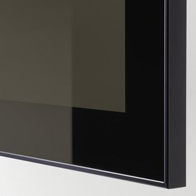 Ikea Glassvik černá dvířka 60x38cm - 2