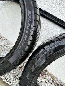 Pneu letni 2 Ks Pirelli Pzero 275/35 R21 RFT 3,5mm - 2