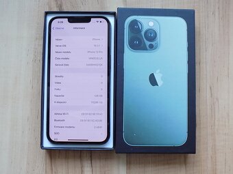 APPLE iPhone 13 Pro 128GB Green - ZÁRUKA - TOP STAV - 2