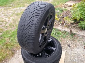 Alu kola 5x112 r17 zimni pneu 215/55/17.Škoda,VW, Audi Seat - 2