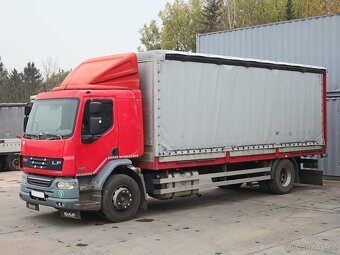 DAF LF 55.280,  TŘÍSTRANNÁ SHRNOVACÍ PLACHTA, 17 PALET, HLIN - 2