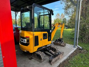 Jcb 16c minibagr 1.8T + 4x lžíce zánovní stav - 2