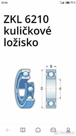 Kuličková ložiska ZKL - 2