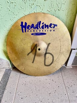 Meinl Headliner 16" crash. - 2