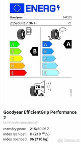 Goodyear EfficientGrip Performance 2  215/60 R17 - 2