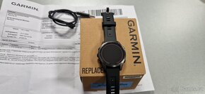 Garmin Fenix 7S Sapphire Solar Titan Carbon Gray/Black Silic - 2