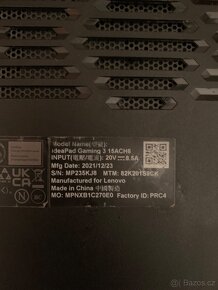 Lenovo IdeaPad Gaming 3 15ACH6 RTX 3050 ti - 2