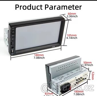 1 Din autorádio 7 palců dotykové - 2