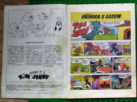 2 x Komiks TOM A JERRY č. 9+13 /1991 Merkur pěkné - 2